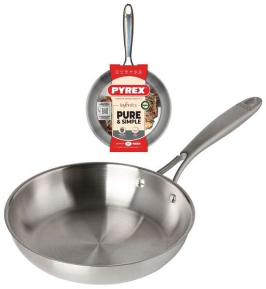 Stainless steel pan Ø 28cm Pyrex