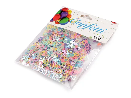 Heart confetti for party, wedding, celebration