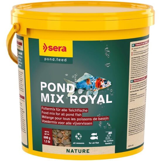 Barība dīķa zivīm Sera Pond Mix Royal 3800ml (600g)