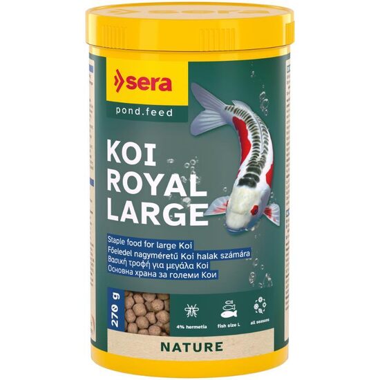 Barība dīķa zivīm Sera KOI Royal Large 1000ml (360g)