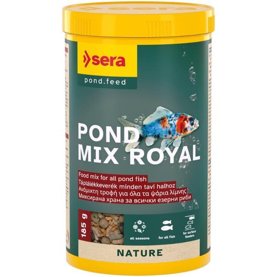 Barība dīķa zivīm Sera Pond Mix Royal 1000ml (185g)