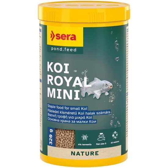Barība dīķa zivīm Sera KOI Royal Mini 1000ml (320g)