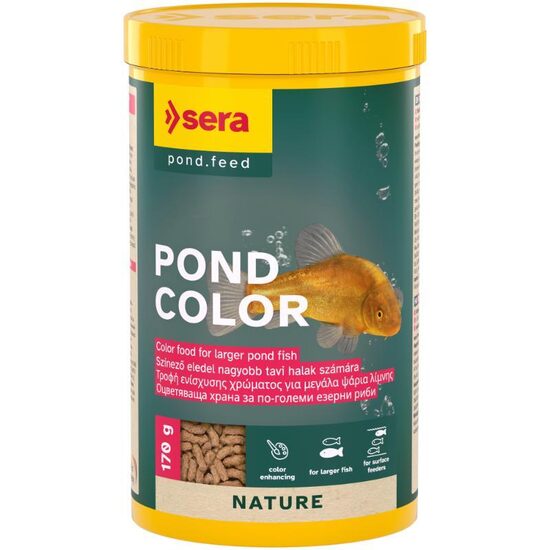 Barība dīķa zivīm Sera Pond Color Sticks 1000ml (170g)