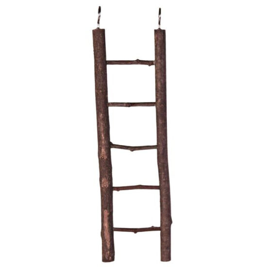 Koka trepes putniem Trixie Wooden Ladder (5 pakāpieni) 26 cm