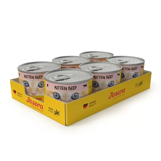 Josera wet Kitten Beef 6x 200 g konservi kaķiem