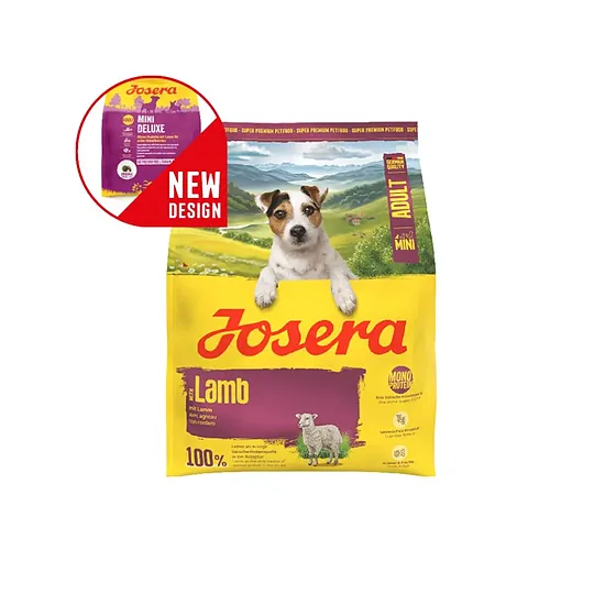 Josera Super Premium suņiem Mini Adult with Lamb 10 kg (MiniDeluxe) 10kg suņu sausā barība