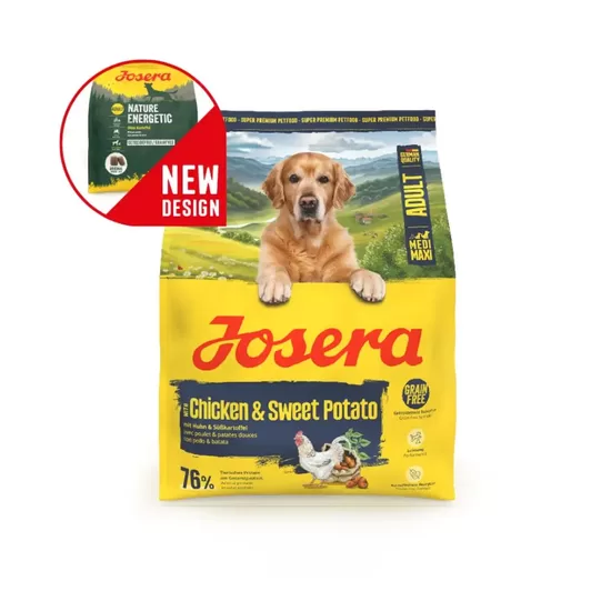 Josera Super Premium M/M with Chicken&Sweet Potato 900 g (Nature Energetic) dog dry food