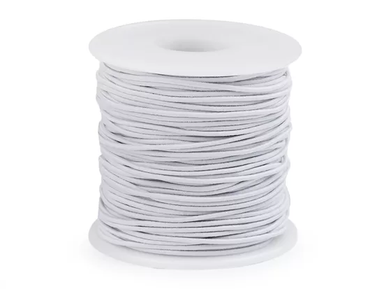 Round Elastic Ø1.2 mm white