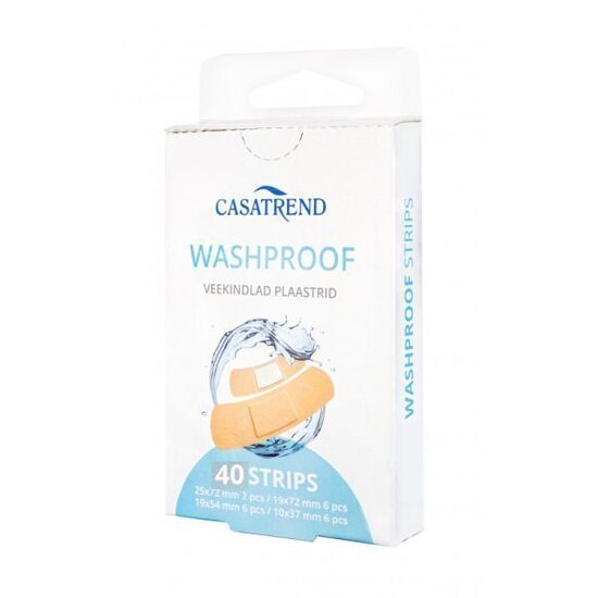 Waterproof Band-Aids 40-pack 15 g assorted