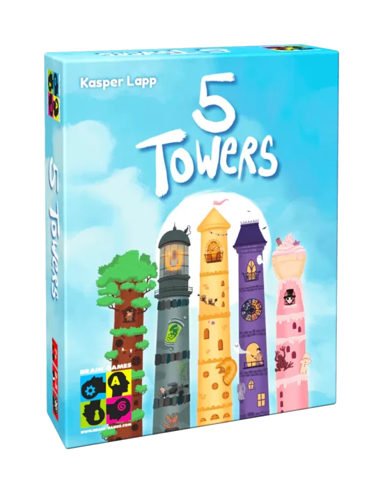 Galda spēle 5 towers (5 torņi) uz vietas