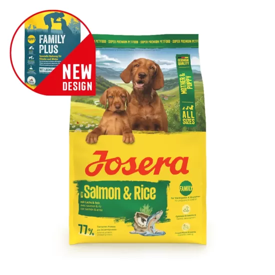 Josera Super Premium Mother&Puppy with Salmon&Rice (Family Plus) 12.5kg dog dry food