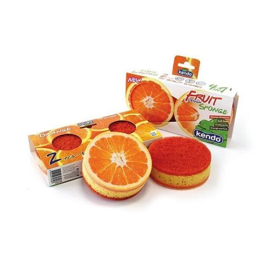 Kendo Trauku švammes 2 gab. apelsīns