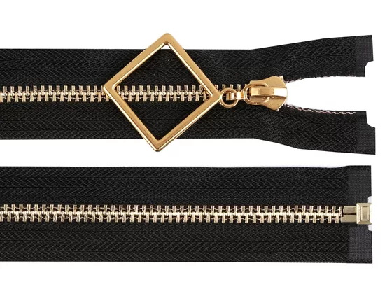 Metāla rāvējslēdzējs Nr. 5 ar dekoratīvu slīdni 80 cm