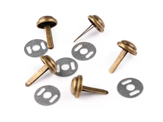 Somas / maka kājiņas / Metāla naglu galviņas Ø12 mm (uz vietas)