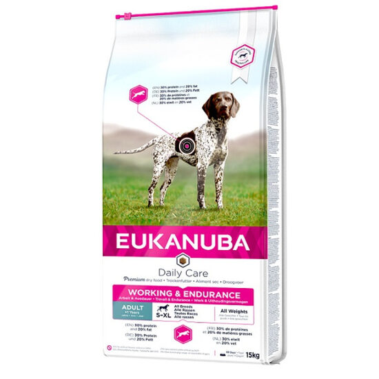 Dog dry food Eukanuba Working Endurance 15 kg
