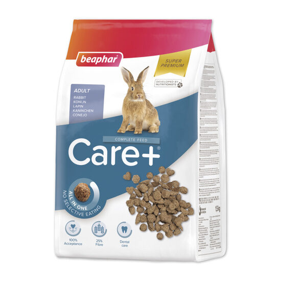 Barība trušiem Beaphar Care+ Rabbit 1.5 kg