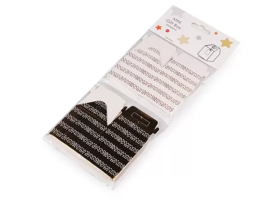 Mini gift box with tag