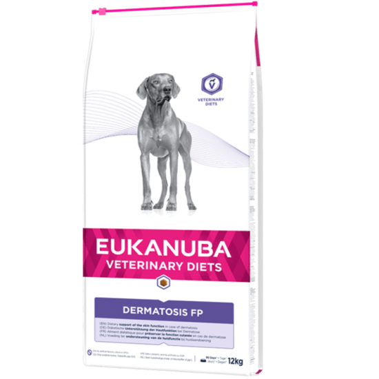 Dog dry food Eukanuba Veterinary Diets Dermatosis FP 12 kg