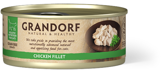 Grandorf Chicken Breast 70g konservi kaķiem 