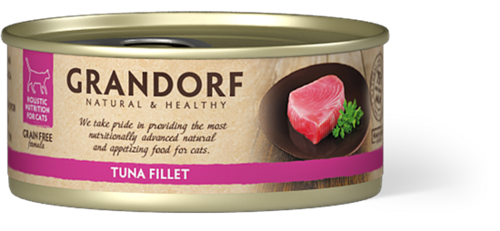 Grandorf Tuna Fillet 70g konservi kaķiem 