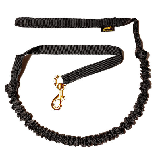 RACEDOG elastīgā pavada 2.5 m (baikdžoringam, skūterim) ar misiņa karabīni