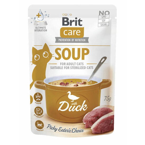 Brit Care Cat Soup Duck 75 g
