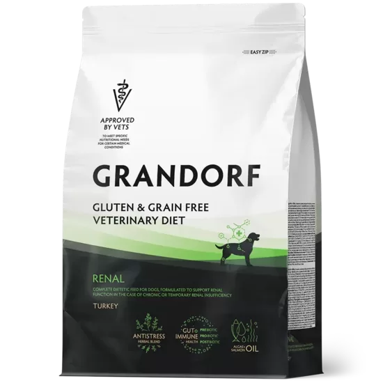 Grandorf Renal Adult All Breeds turkey 3 kg dog dry food