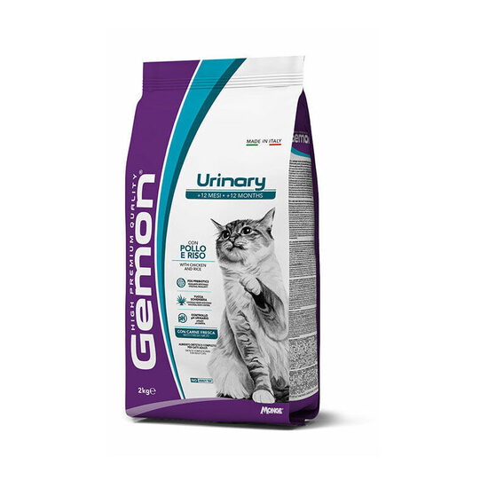 Kaķu sausā barība Gemon Cat Urinary Adult with Chicken and Rice 2 kg