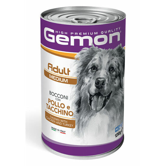 GEMON Dog chunkies Adult MEDIUM with chicken & turkey 1.250 kg