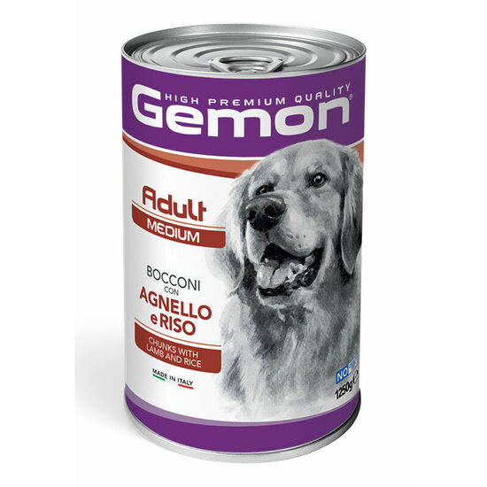 GEMON Dog chunkies Adult MEDIUM with lamb & rice 1.250 kg
