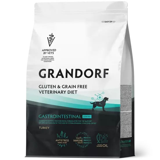 Grandorf Gastrointestinal Low Fat Adult All Breeds turkey 3 kg dog dry food
