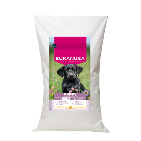 Dog dry food Eukanuba Puppy Large Chicken 18 kg