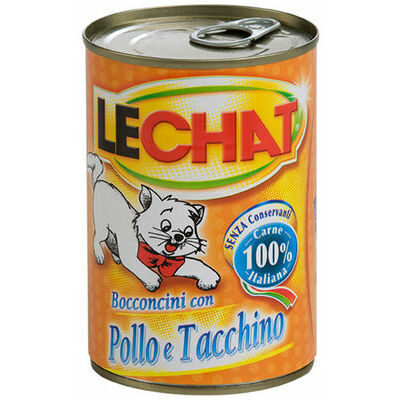 Wet cat food LeChat Adult Chunkies with Chicken and Turkey 400 g