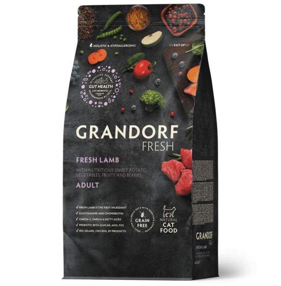 Grandorf Fresh Lamb Adult 400 g kaķu sausā barība