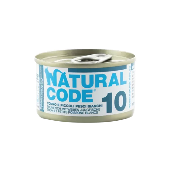 Natural Code 10 Tuncis, mazas baltās zivis 85g