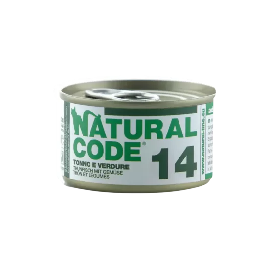 Natural Code 14 Tuncis un dārzeņi 85g