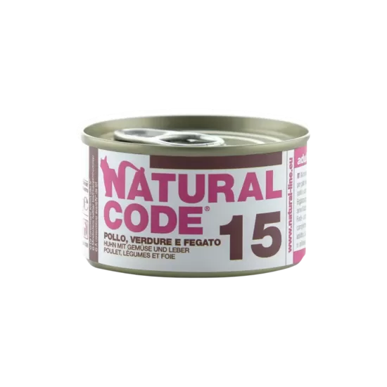 Natural Code 15 Vista, dārzeņi un aknas 85g