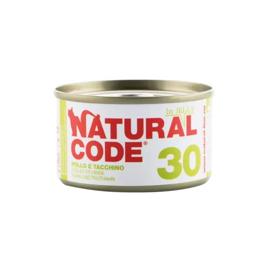 Natural Code 30 Vista un tītars 85g konservi kaķiem