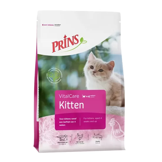 PRINS VitalCare KITTEN kaķu sausā barība 0,4 kg