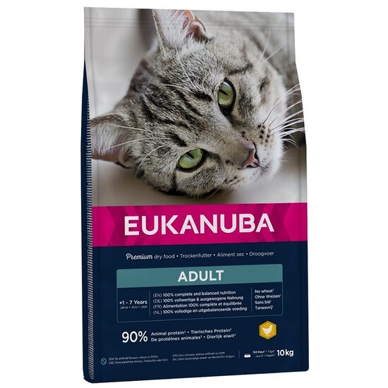 Sausā barība kaķiem Eukanuba CAT Adult TOP Condition 1+ Chicken 10 kg