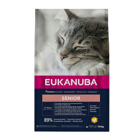 Sausā barība kaķiem Eukanuba CAT Senior TOP Condition 7+ Chicken 10 kg