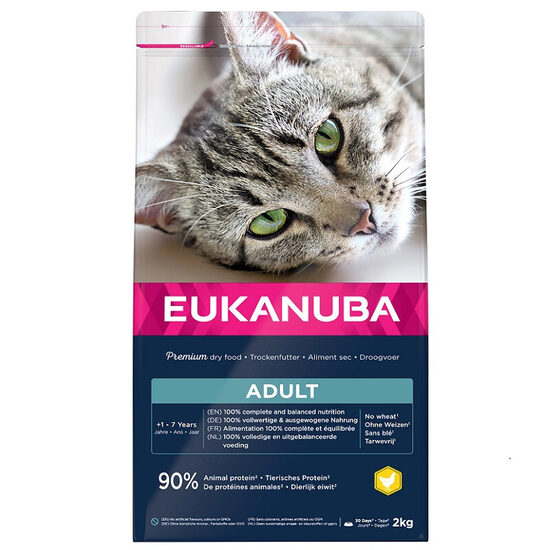 Sausā barība kaķiem Eukanuba CAT Adult TOP Condition 1+ Chicken 2 kg