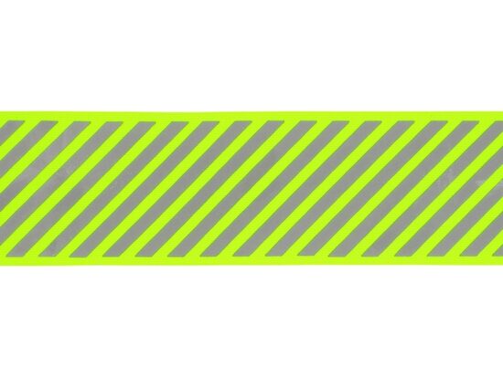 Reflective tape 50 mm yellow neon + reflector strips 50m
