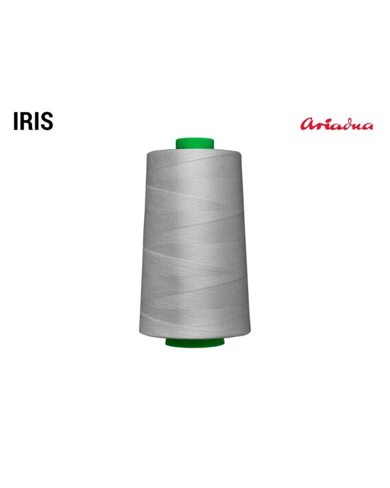 Poliestera diegs Ariadna Iris 40 pelēks mašīnizšūšanai (uz vietas)