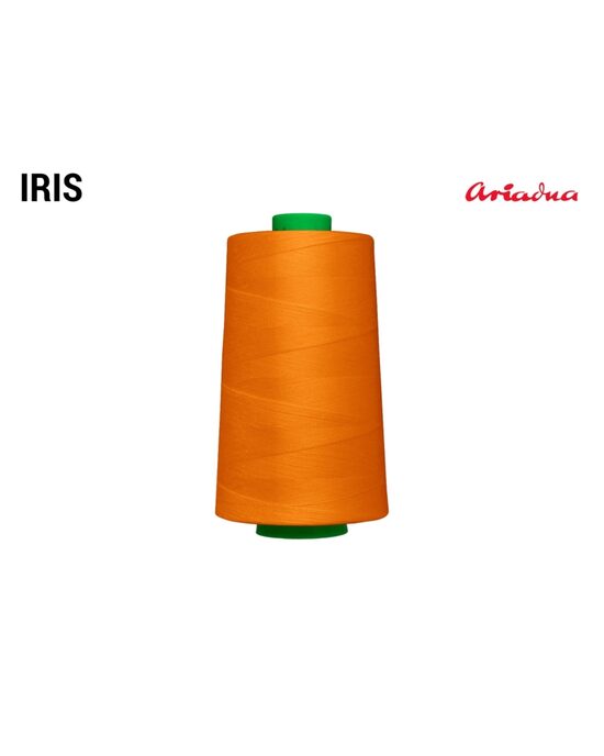 Poliestera diegs Ariadna Iris 40 oranžs mašīnizšūšanai (uz vietas)