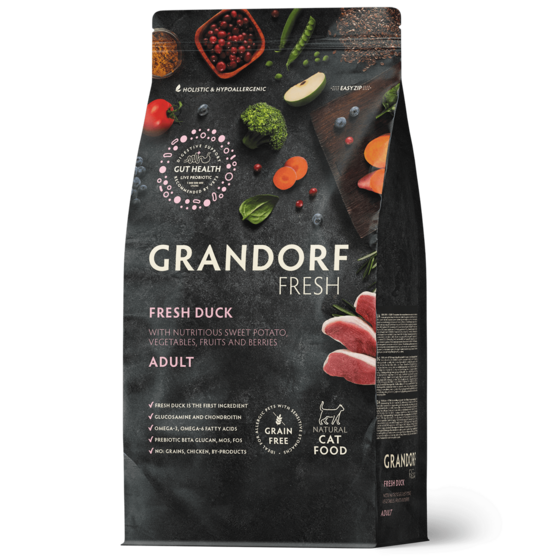 Grandorf Fresh Duck Adult 2 kg kaķu sausā barība