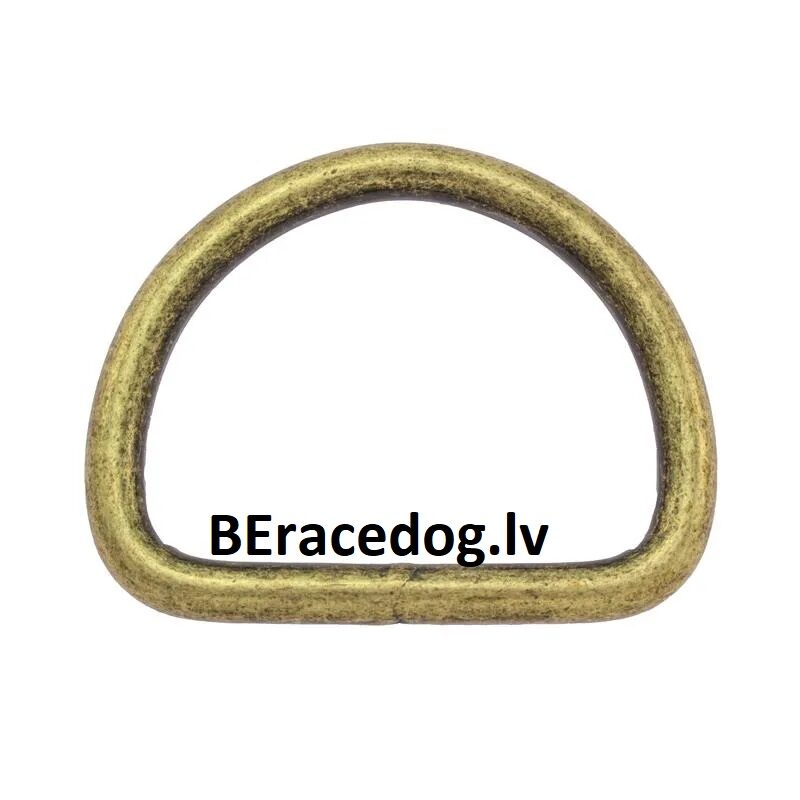 D ring 40mm Antique Brass set
