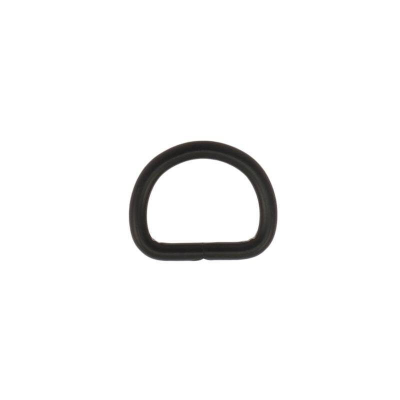 D ring - Matte Black 16 mm