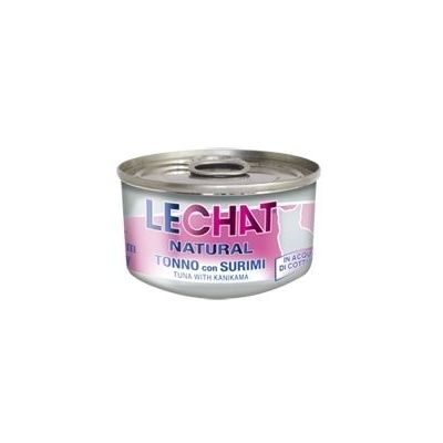 LeChat Natural Tuna with Surimi 80 g konservi kaķiem