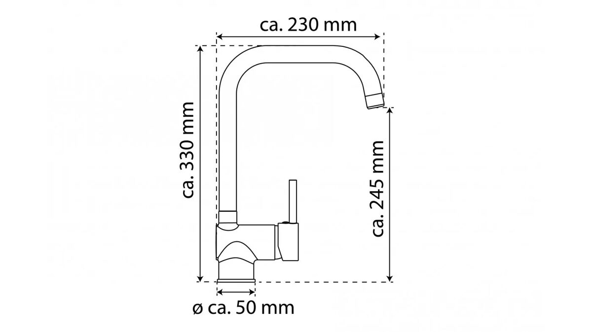 EISL Futura C single lever kitchen sink mixer, chrome